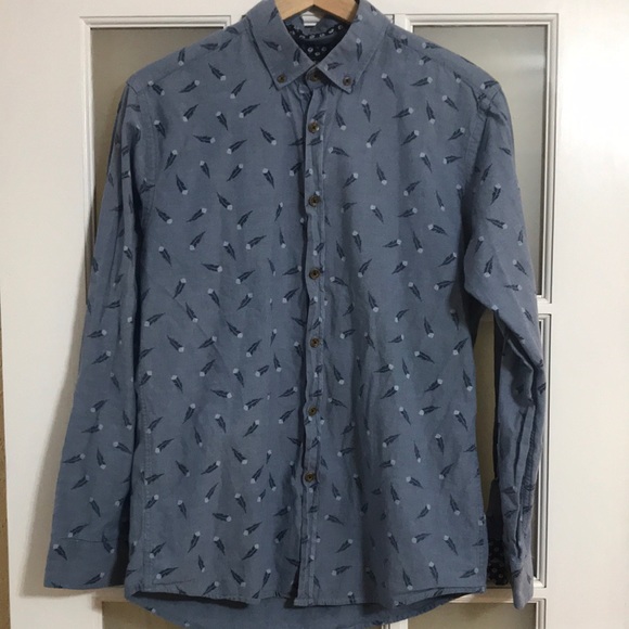 steel and Jelly Other - Steel & Jelly dress shirt- Feathers
